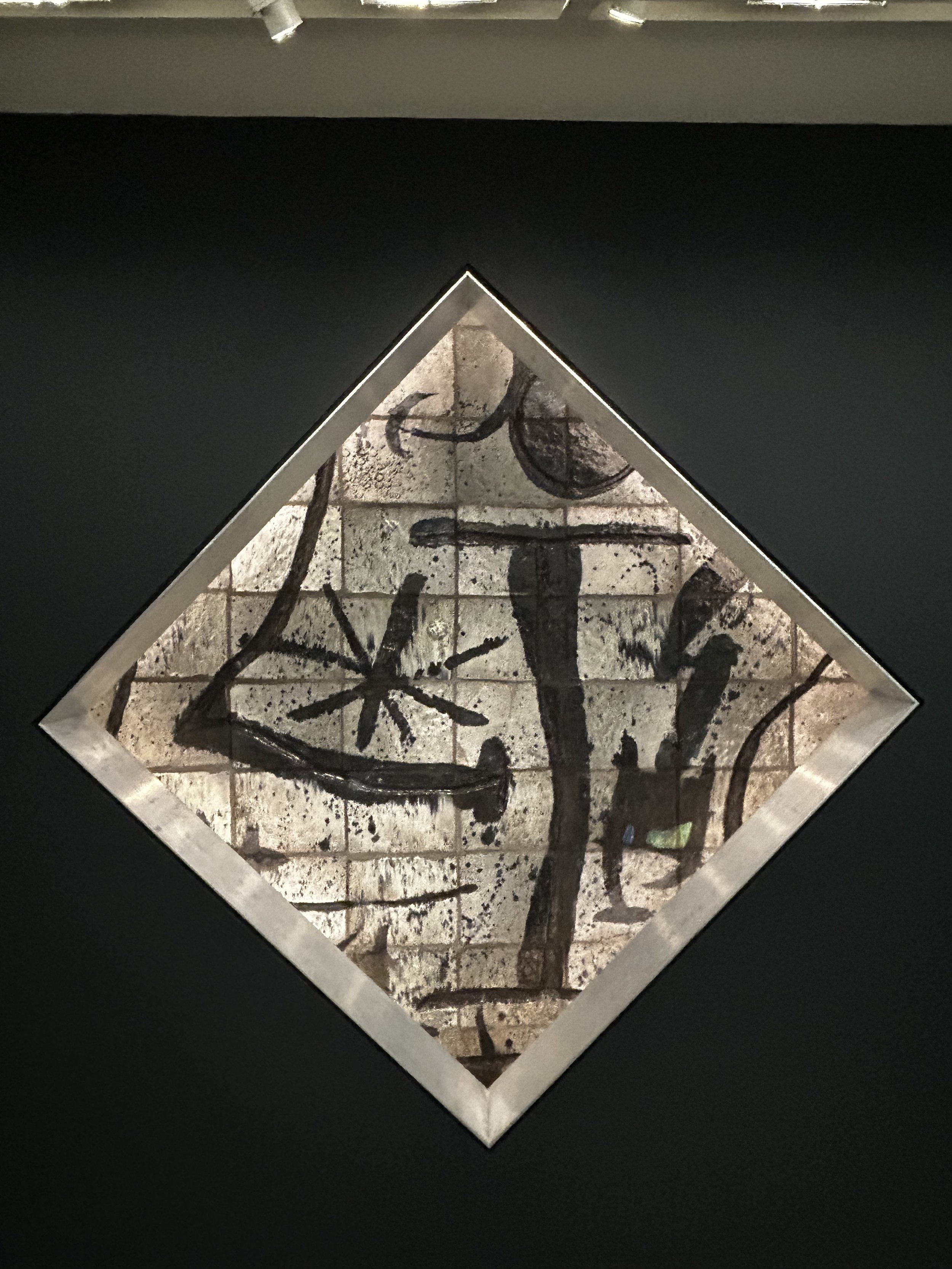  Joan Miró  b.1893, Barcelona   d. 1983, Palma de Mallorca, Spain  Josep Llorens Artigas  b. 1892, Barcelona   d. 1980, Barcelona   Alicia  1965-67  Ceramic tile  Salamon R. Guggenheim Museum, New York, Gift, Harry F. Guggenheim in memory of his wife