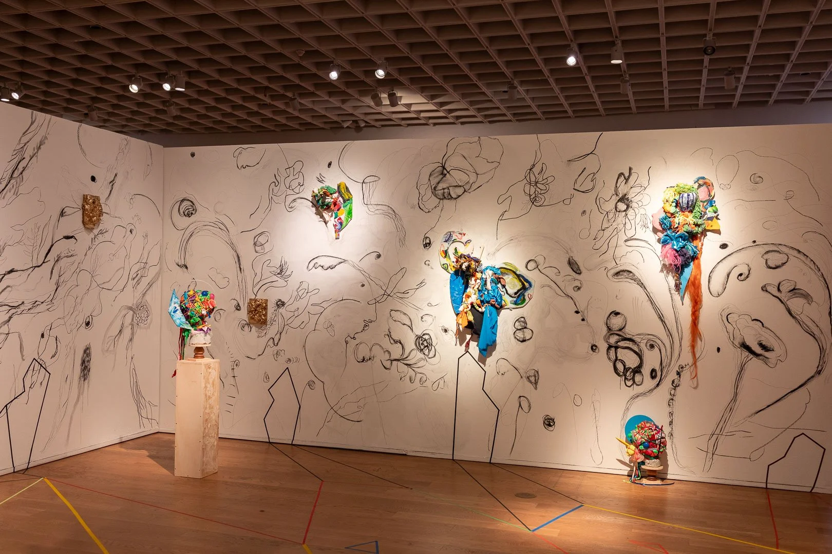  Installation View: 12th Annual Florida Prize in Contemporary Art: Charo Oquet, Orlando Museum of Art  Photography by Laura Serdiuk, Women in the Arts, Inc. 