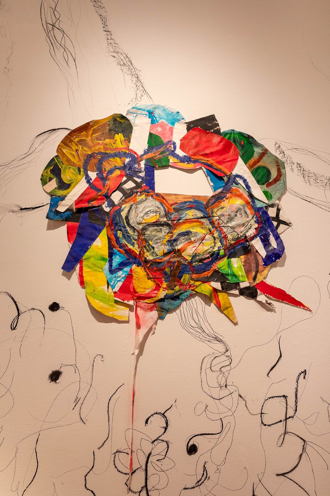  I Am Here: Fragments, Trances, and Improvised Architectures,  2026 (Detail View)  Photography by Laura Serdiuk, Women in the Arts, Inc. 