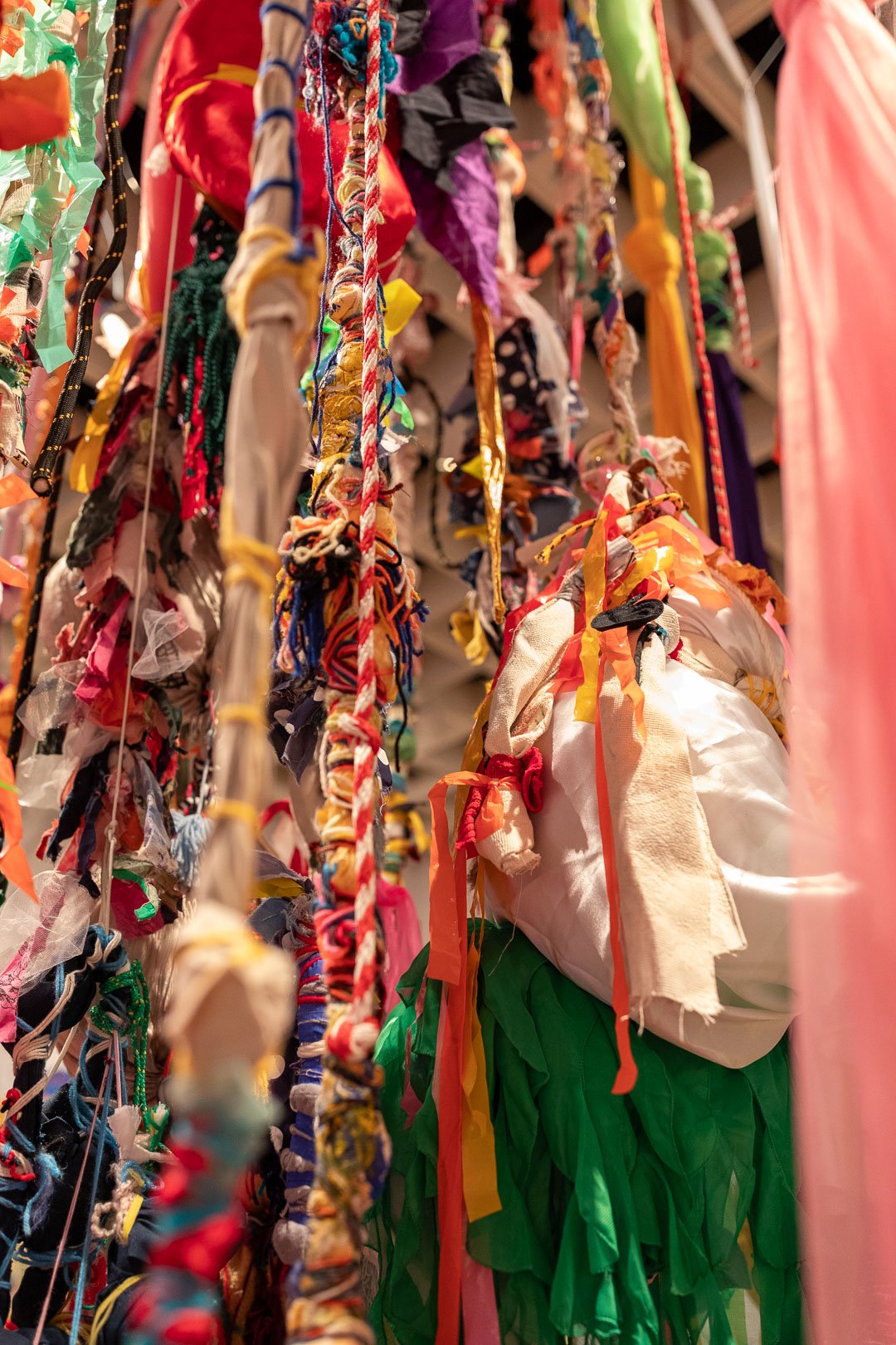  I Am Here: Fragments, Trances, and Improvised Architectures,  2026 (Detail View)  Photography by Laura Serdiuk, Women in the Arts, Inc. 