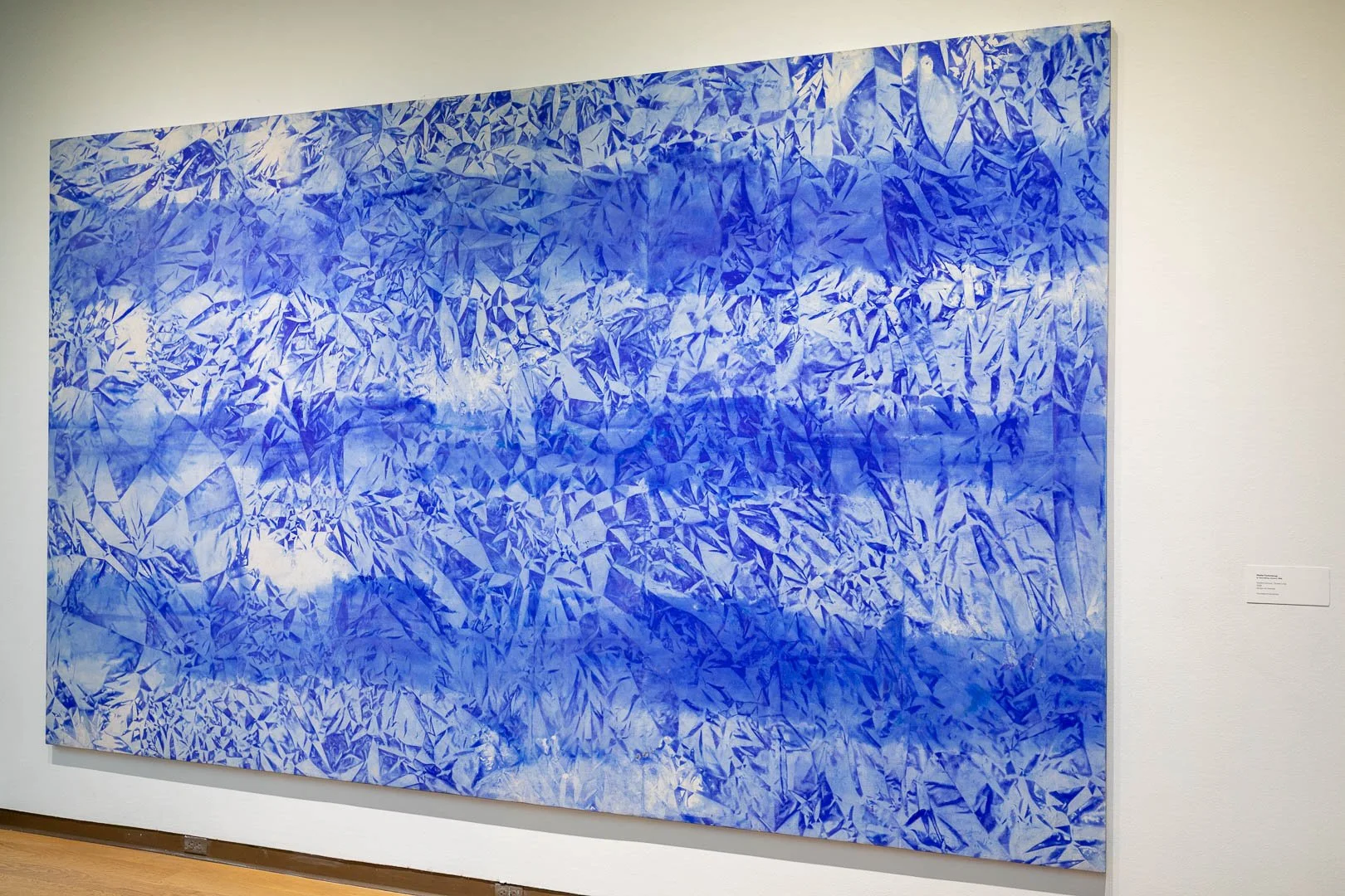  Mette Tommerup  (b. Kalundborg, Demark, 1969)  Ocean Contour, Ocean Loop  2022  Acrylic on Canvas  101 x 168 inches  Courtesy of the Artist  Photography by Laura Serdiuk, Women in the Arts, Inc. 