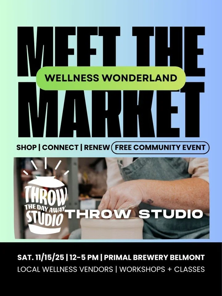 ✨ MEET THE MARKET ✨
We&rsquo;re so excited to introduce you to our amazing vendors for the Wellness Wonderland Holiday Market! 

@throwstudio  ft. Local handmade pottery. We also offer pottery wheel classes and workshops. 

Come shop, connect, and fe