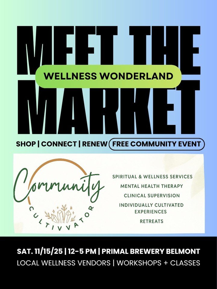 ✨ MEET THE MARKET ✨
We’re so excited to introduce you to our amazing vendors for the Wellness Wonderland Holiday Market! 
@communitycultivator, a holistic wellness community that will be offering small group demos at set times during the marke