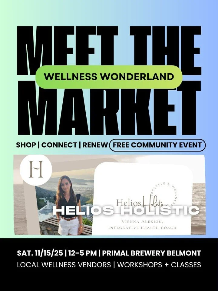 ✨ MEET THE MARKET ✨
We&rsquo;re so excited to introduce you to our amazing vendors for the Wellness Wonderland Holiday Market! 

@heliosholistic_  is a certified integrative health practitioner/holistic health coach. I help busy, burnt-out women rese