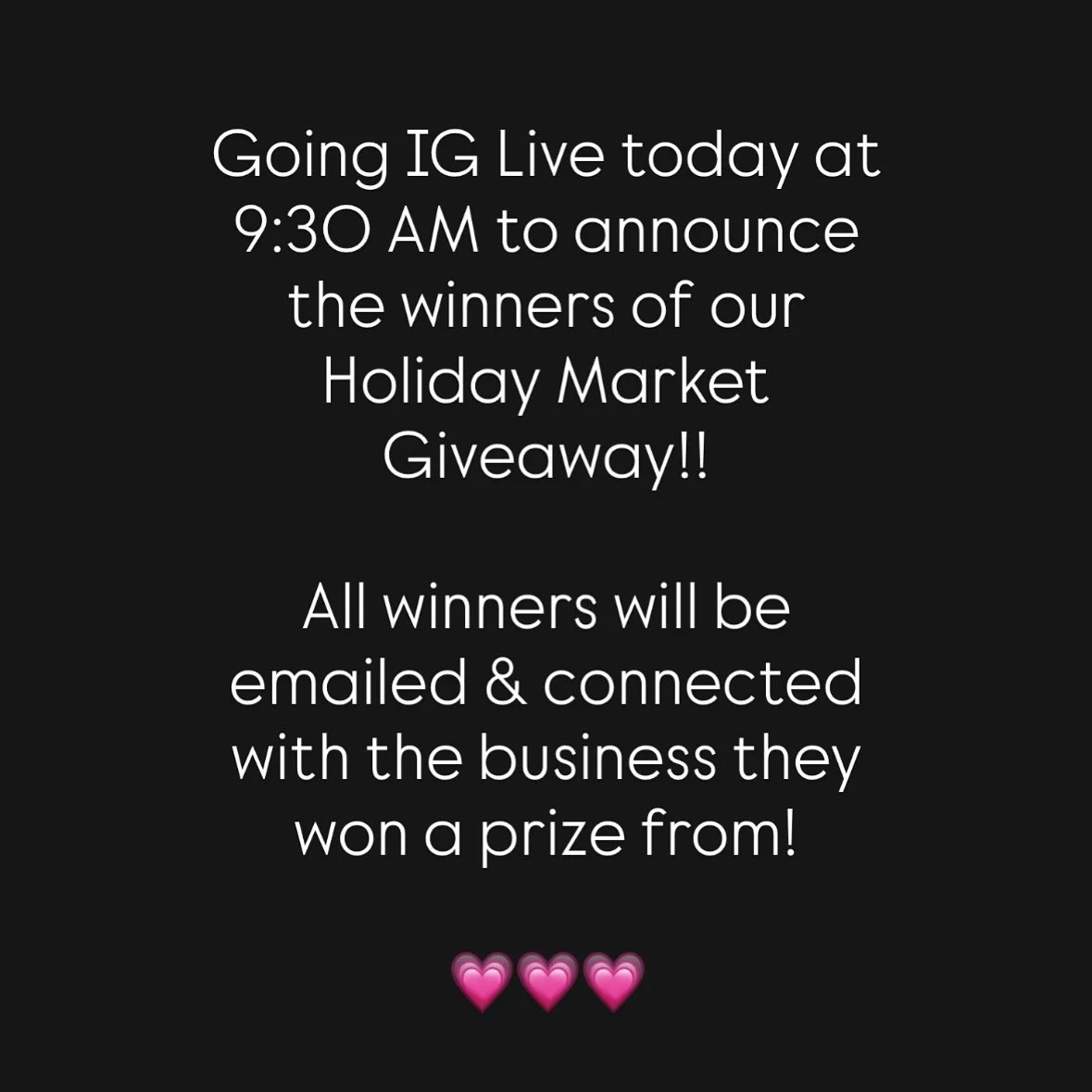 We have some INCREDIBLE giveaways from our vendors over the weekend &amp; the only way to win was to RSVP in advance &amp; check in the day of! 

(Basically to show up when you say you will &amp; you might get rewarded with some freebie wellness good