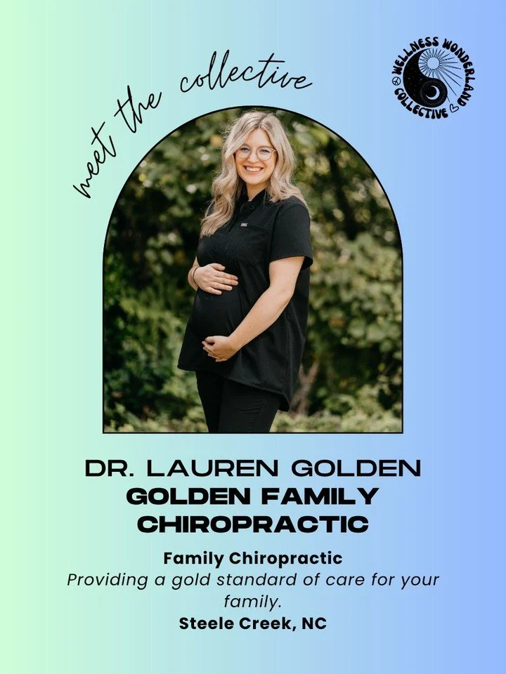 ✨ Collective Member Spotlight ✨

Meet Dr. Lauren Golden, founder of Golden Family Chiropractic, mama of three, and passionate advocate for family wellness. 🤍

Specializing in prenatal, postpartum, and pediatric chiropractic care, Dr. Lauren is dedic