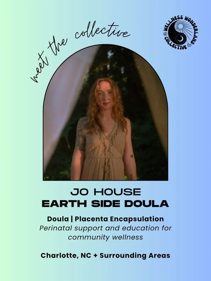 ✨ Collective Member Spotlight ✨

Meet Jo House, a compassionate birth and family support professional dedicated to providing heart-centered, evidence-based, and trauma-informed care. 🤍

Originally from the Carolinas and now rooted in Charlotte, Jo h