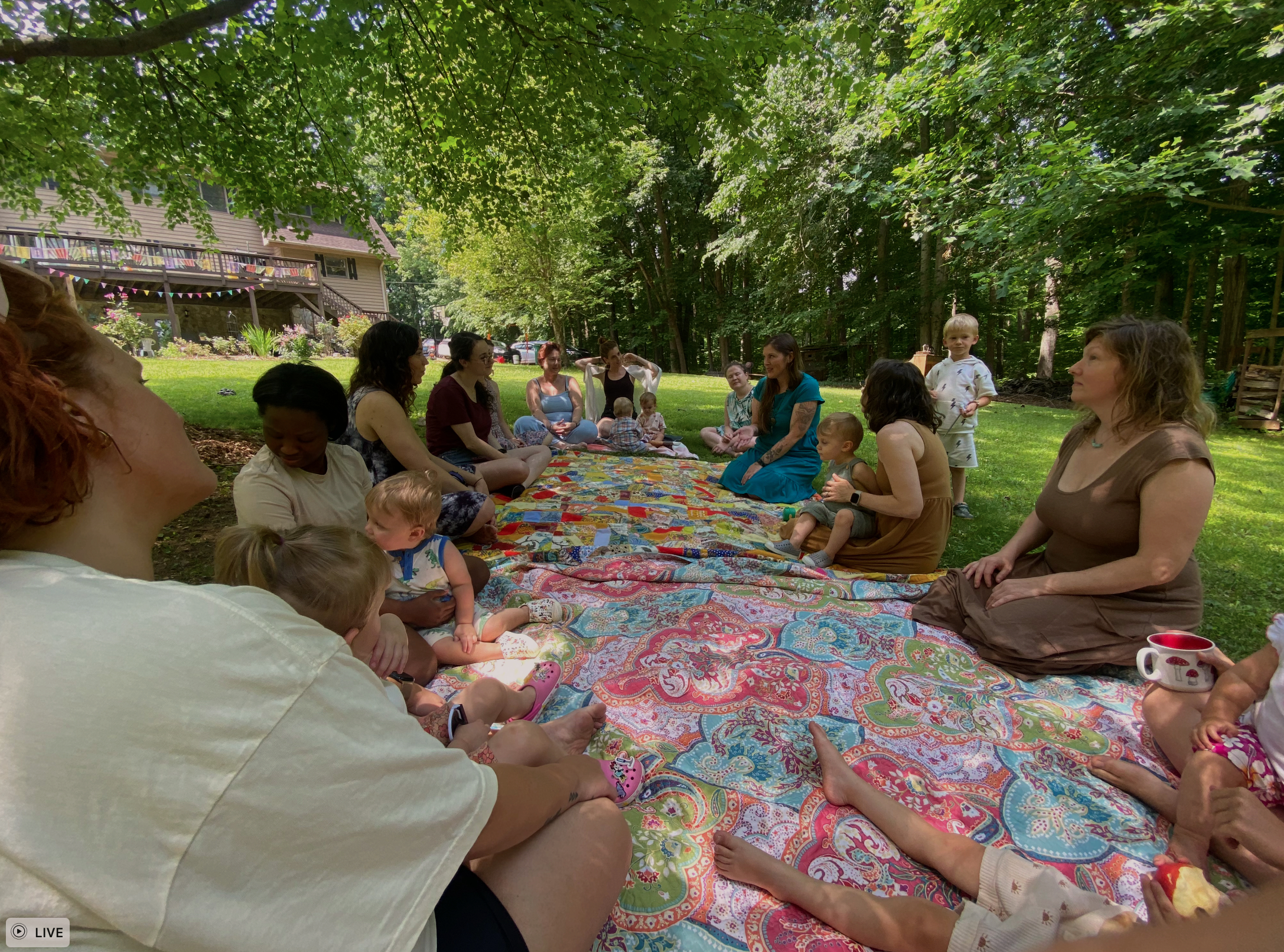 A motherhood retreat in the Appalachian Mountains for moms and babies. Experience rest, connection, and community at Wild Mamas: Womb to Wellness Retreat.
