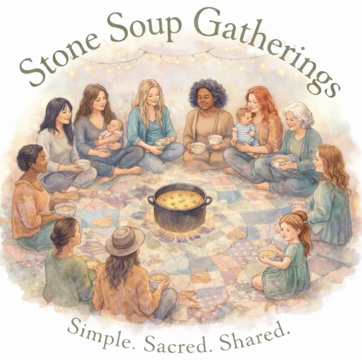 Stone Soup Gathering wellness wonderland collective, mothers and babies womens group, community support near me