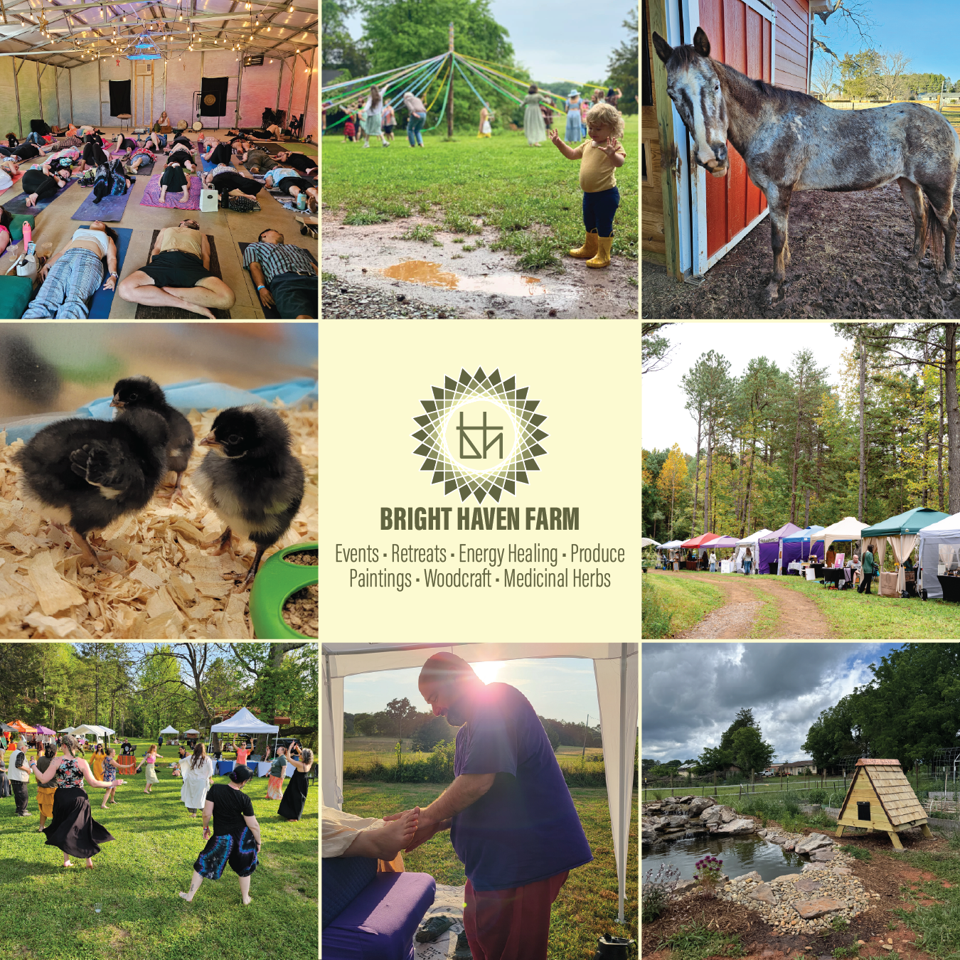 bright haven farm wellness wonderland community partner huntersville north carolina