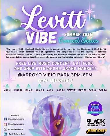 Levitt VIBE Summer 2026 Concert Series