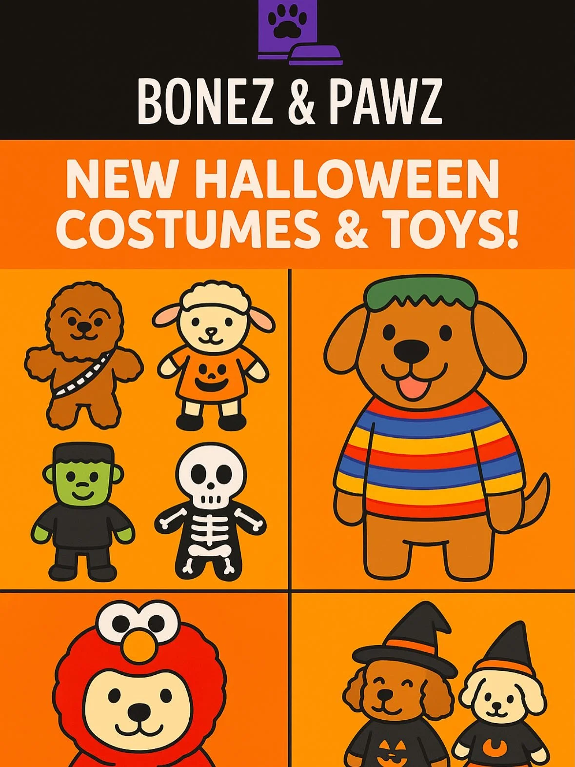 👻 🐾 We know it&rsquo;s only September&hellip; but in dog years, Halloween is basically tomorrow! 🐶 🐱 🎃 We have spooky toys and howl-arious costumes to make sure your pets are covered for this frightfully fun season 🦴