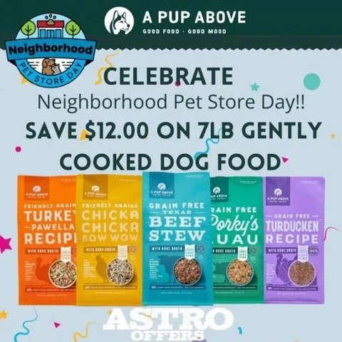 🐾 Pawz Up! Celebrate Neighborhood Pet Store Day 9/27 
So many Brands on sale , stock up! #drmartys #fromm #dogfood #dog #cat #catfood #Primal #Openfarm #apupabove #Nala