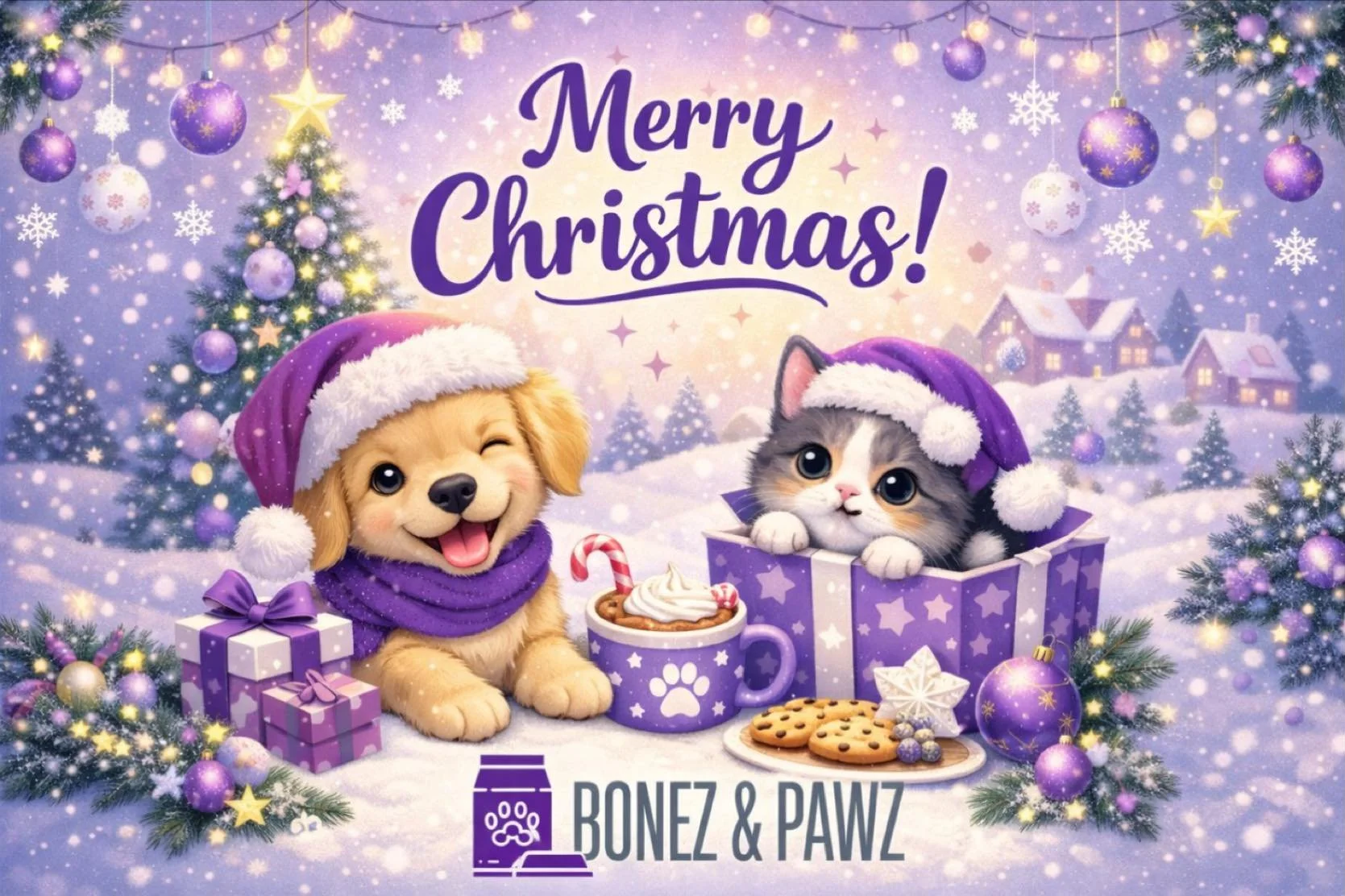 🎄❤️✨Merry Christmas from Bonez and Pawz✨❤️🎄
🚨We are closed today!🚨 Take this time to relax with your furry friends!