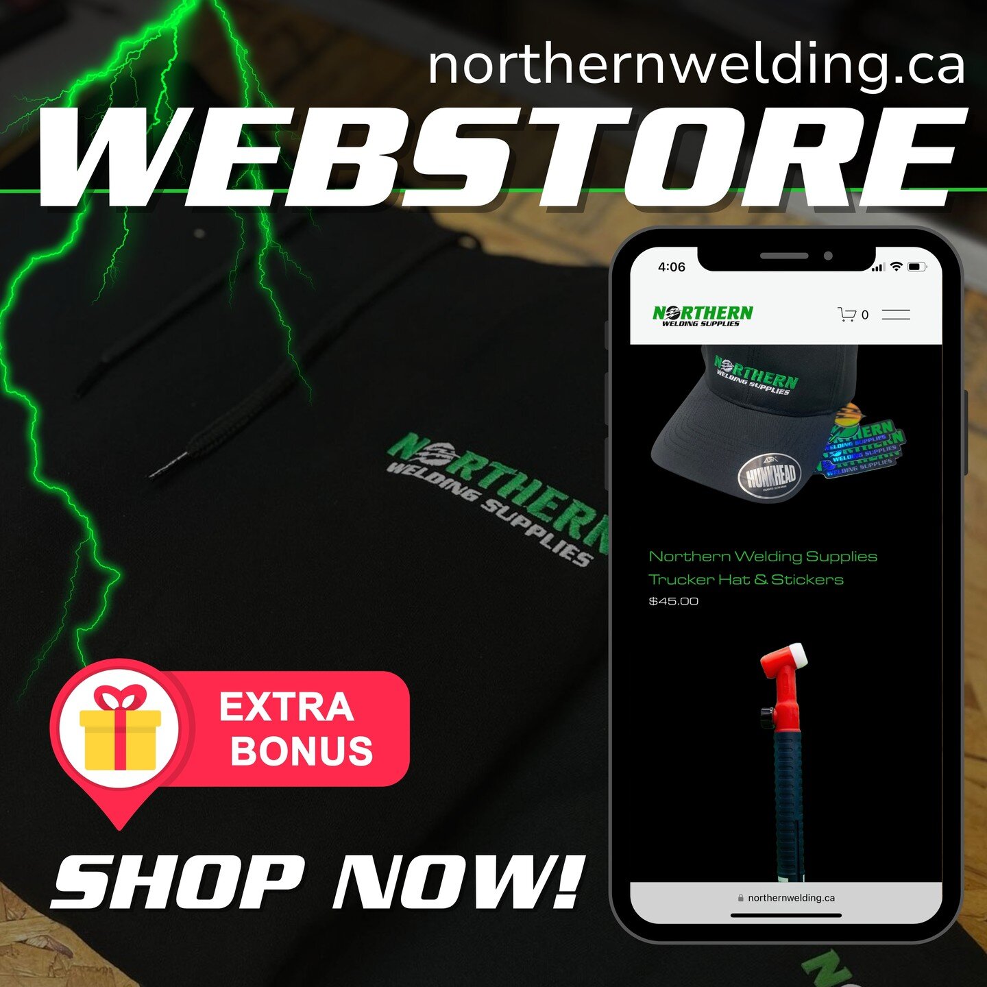 Our Webstore is here! You can now shop some of the welding industry's leading products digitally @northernweldingsupplies, including products from @ckworldwide @heavyhitterstigrigs @strong_hand_tools and @mfurick | The first 50 orders processed will 