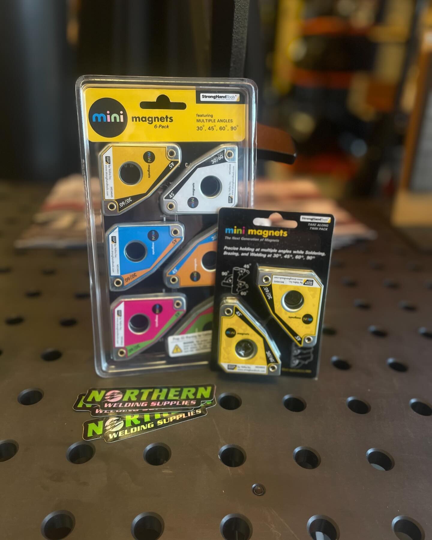 Need the perfect gift for a welder or just looking to add an essential tool to your toolbox? Check out the mini magnets from @strong_hand_tools available online and in store @northernweldingsupplies 🔥😍