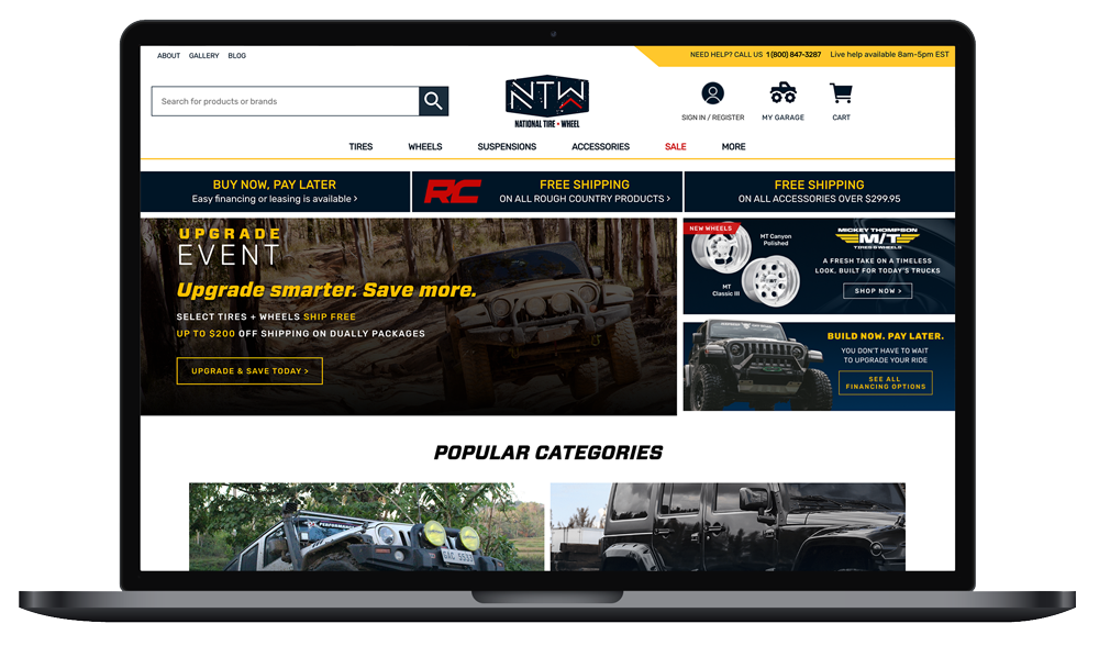 Tire & Wheel Online Retailer