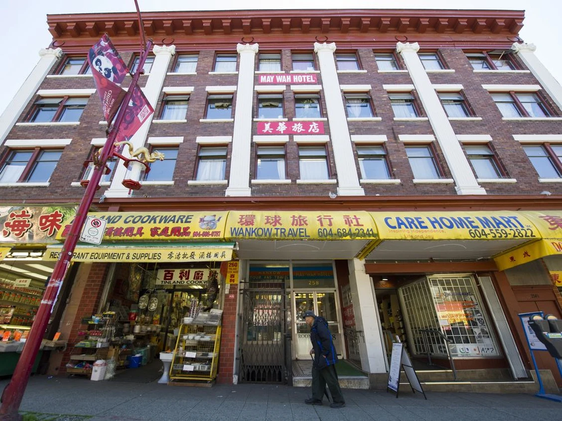 Historic May Wah Hotel in Vancouver’s Chinatown goes up for sale