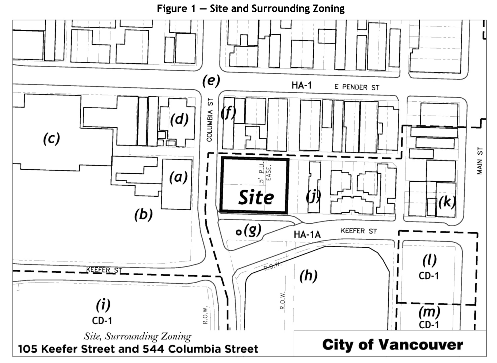 Revised Rezoning Application – 105 Keefer Street and 544 Columbia Street