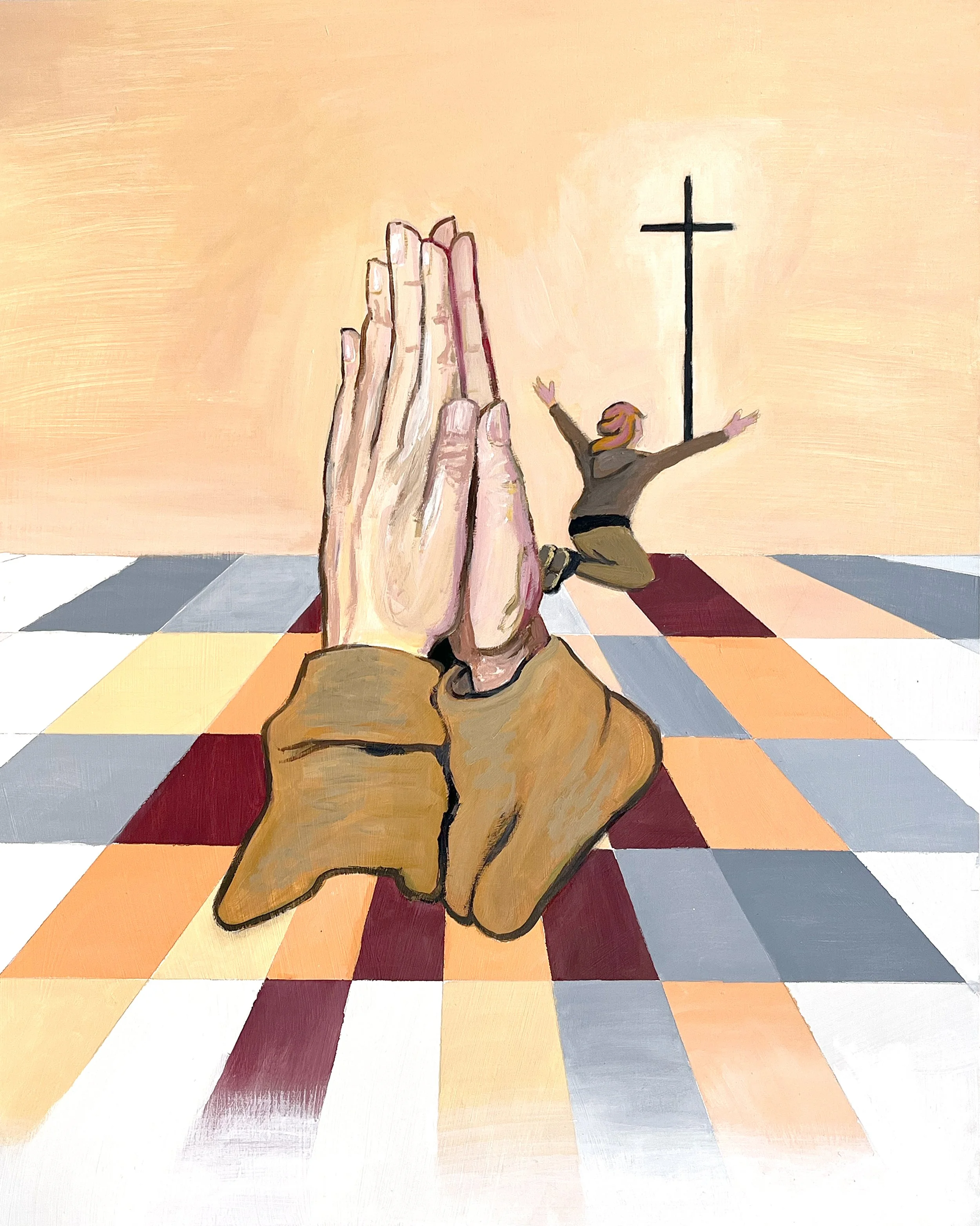 Prayer Triptych 1 of 3 Bethany K Hoskin Vanderputten