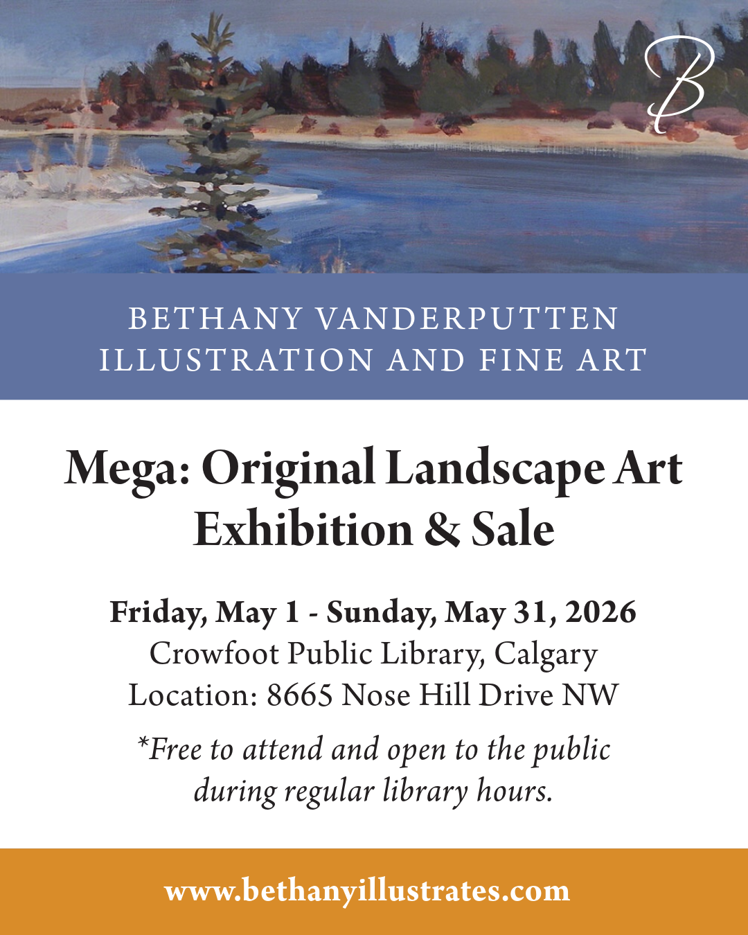 Mega Original Art Exhibition & Sale Bethany K Hoskin May 2026