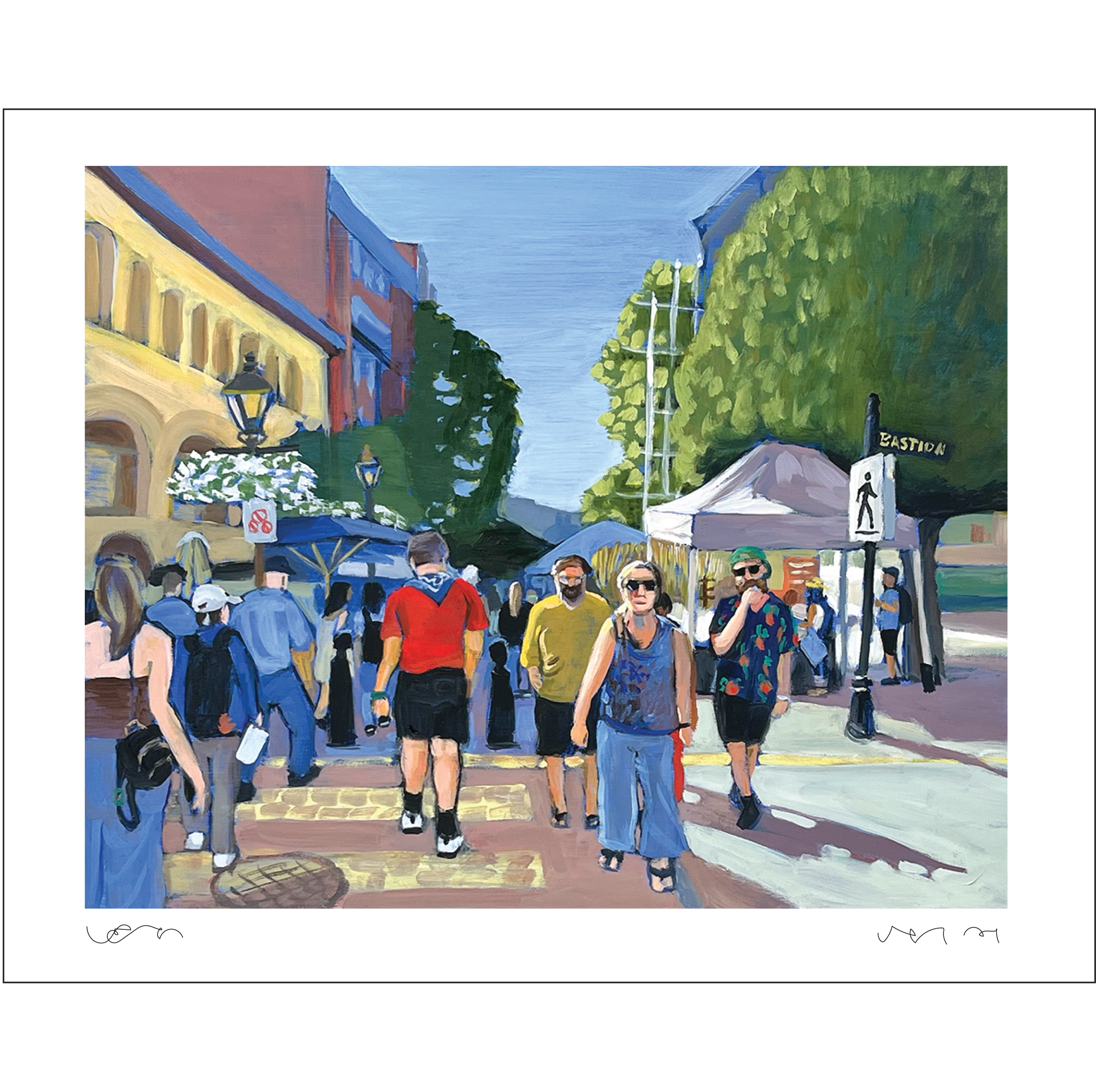 Bastion Square Market - Limited Edition Print