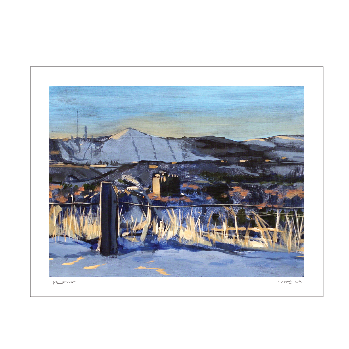 Ski Hill - Limited Edition Print (Large)