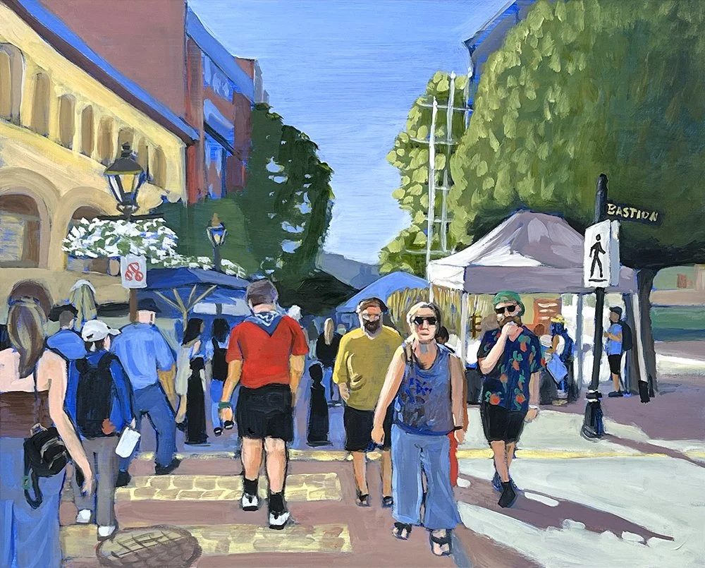 Bastion Square Market - Original Artwork