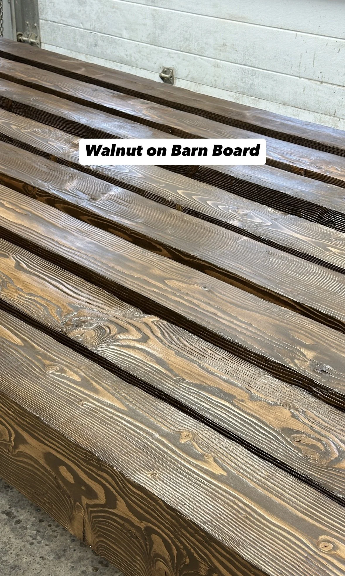 Walnut on Barn Board