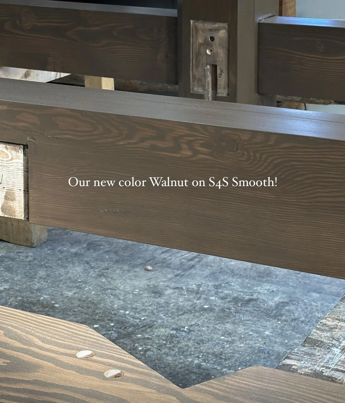 Walnut on S4S Smooth