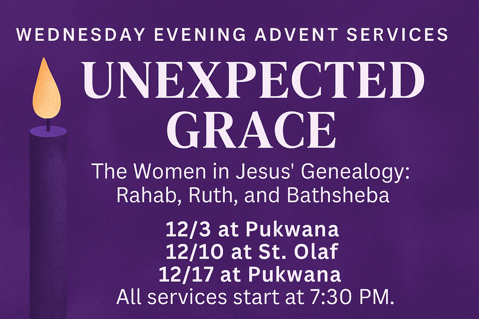 Advent Service @ Pukwana