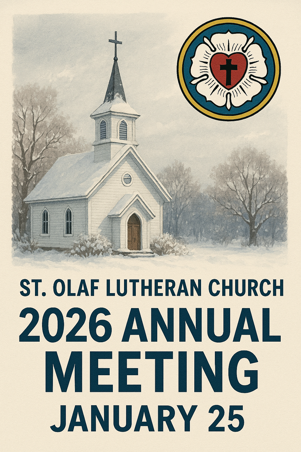 SOLC Annual Meeting and Service Time Change for This Sunday