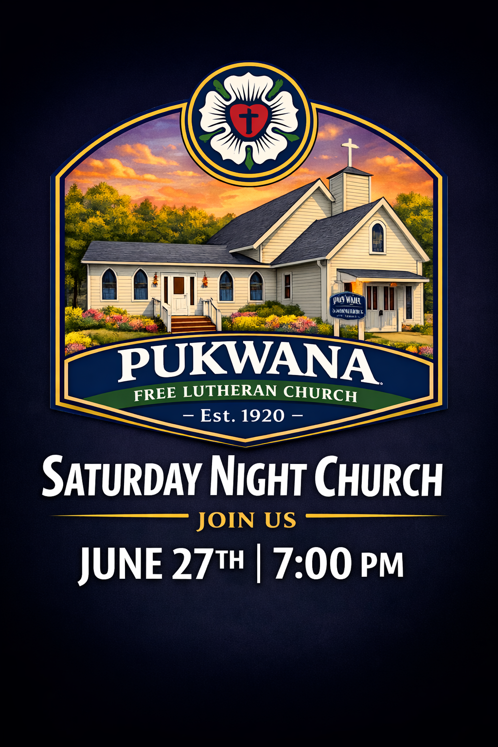 Saturday Night Church at Pukwana