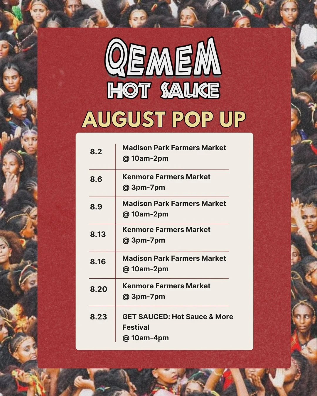 Here we go August! 🔥 

 
*Dates may change, check story for updates*