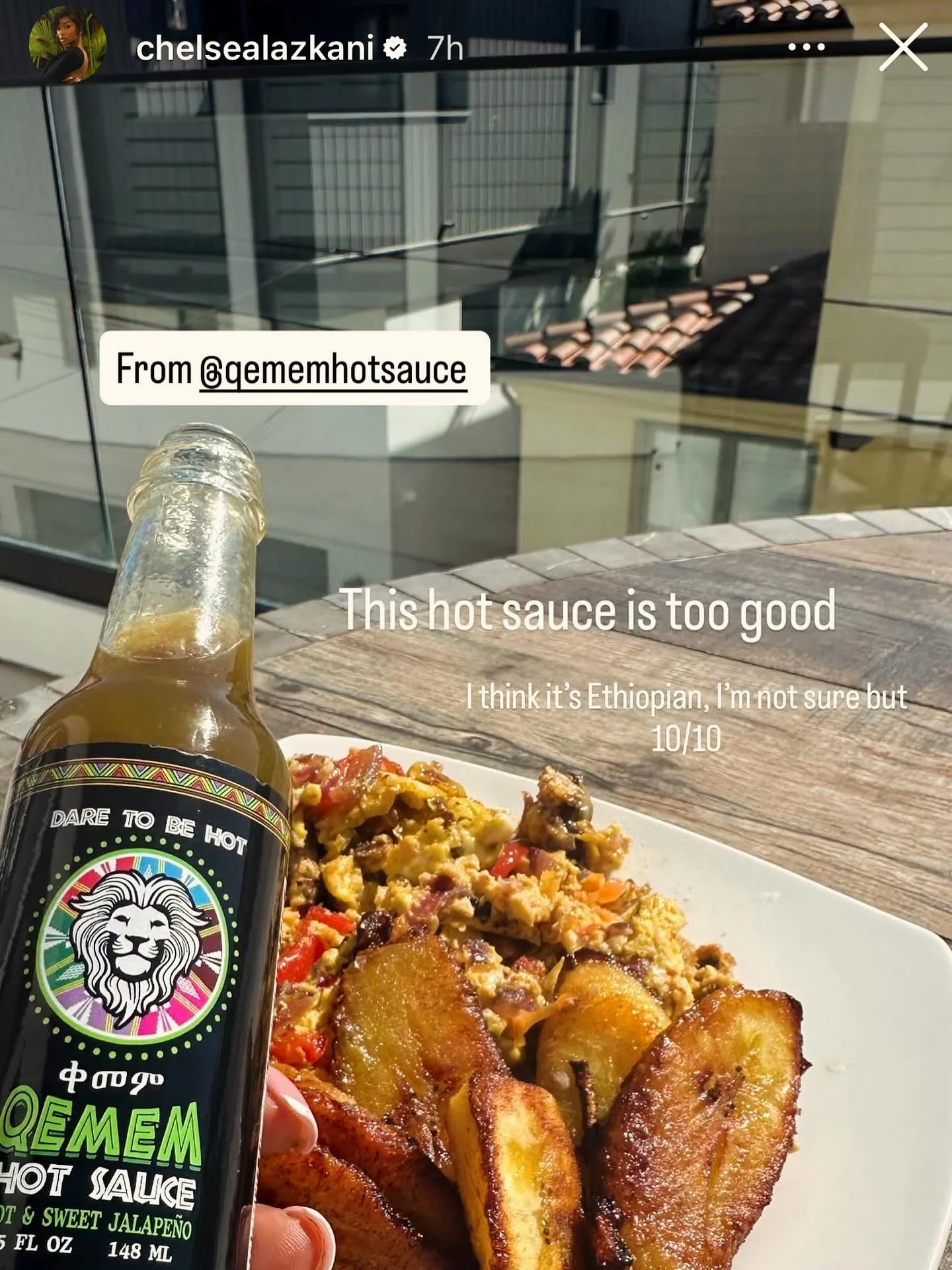 Big love to our Nigerian sister @chelsealazkani for showing love to our Hot &amp; Sweet Jalape&ntilde;o! 🇳🇬❤️🔥 Celebrating bold women, bold flavor and culture as @sellingsunsetshow @netflix premieres today! 
Perfect time to spice things up! 🌶️&he