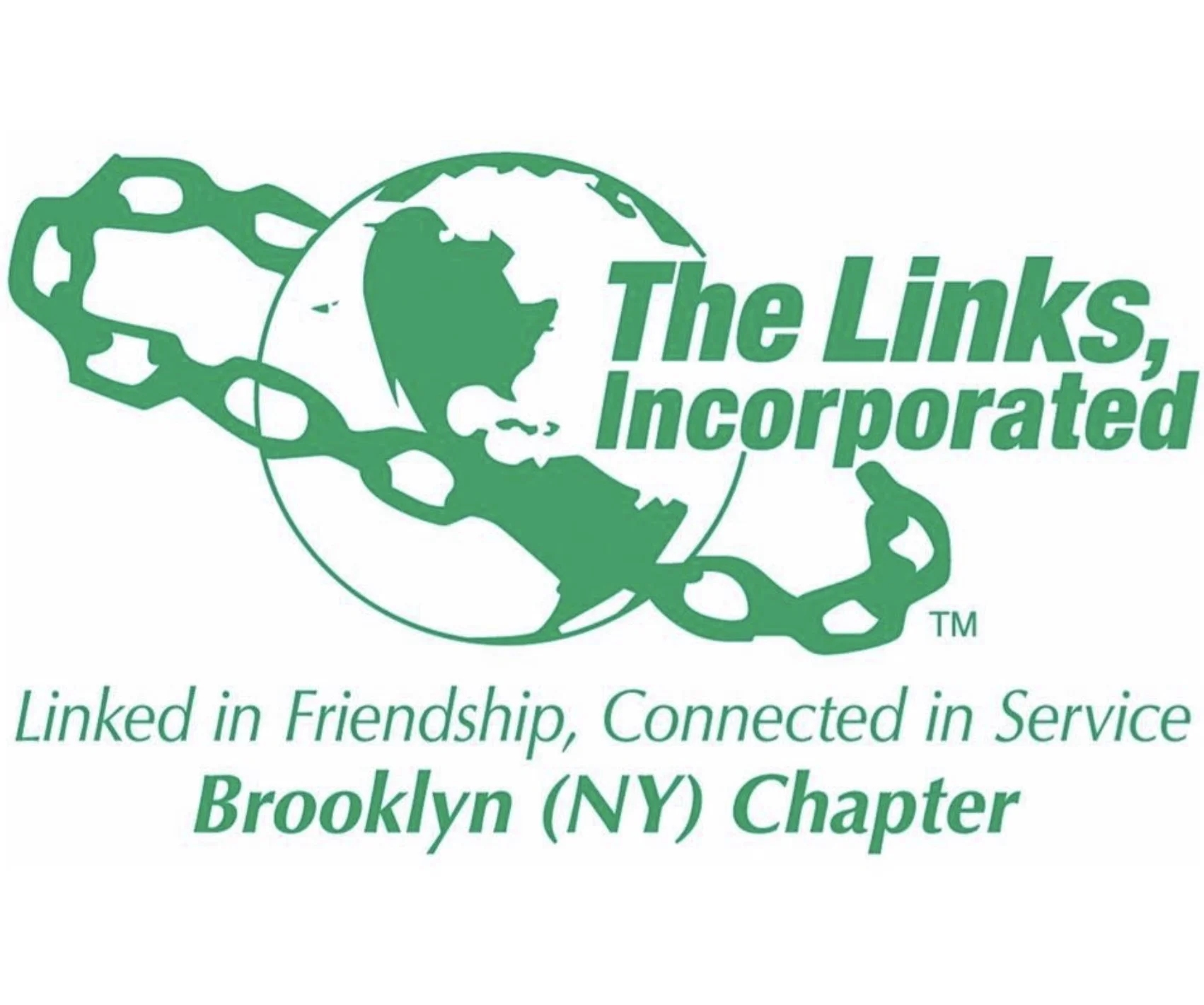 Green & white Links, Inc. logo