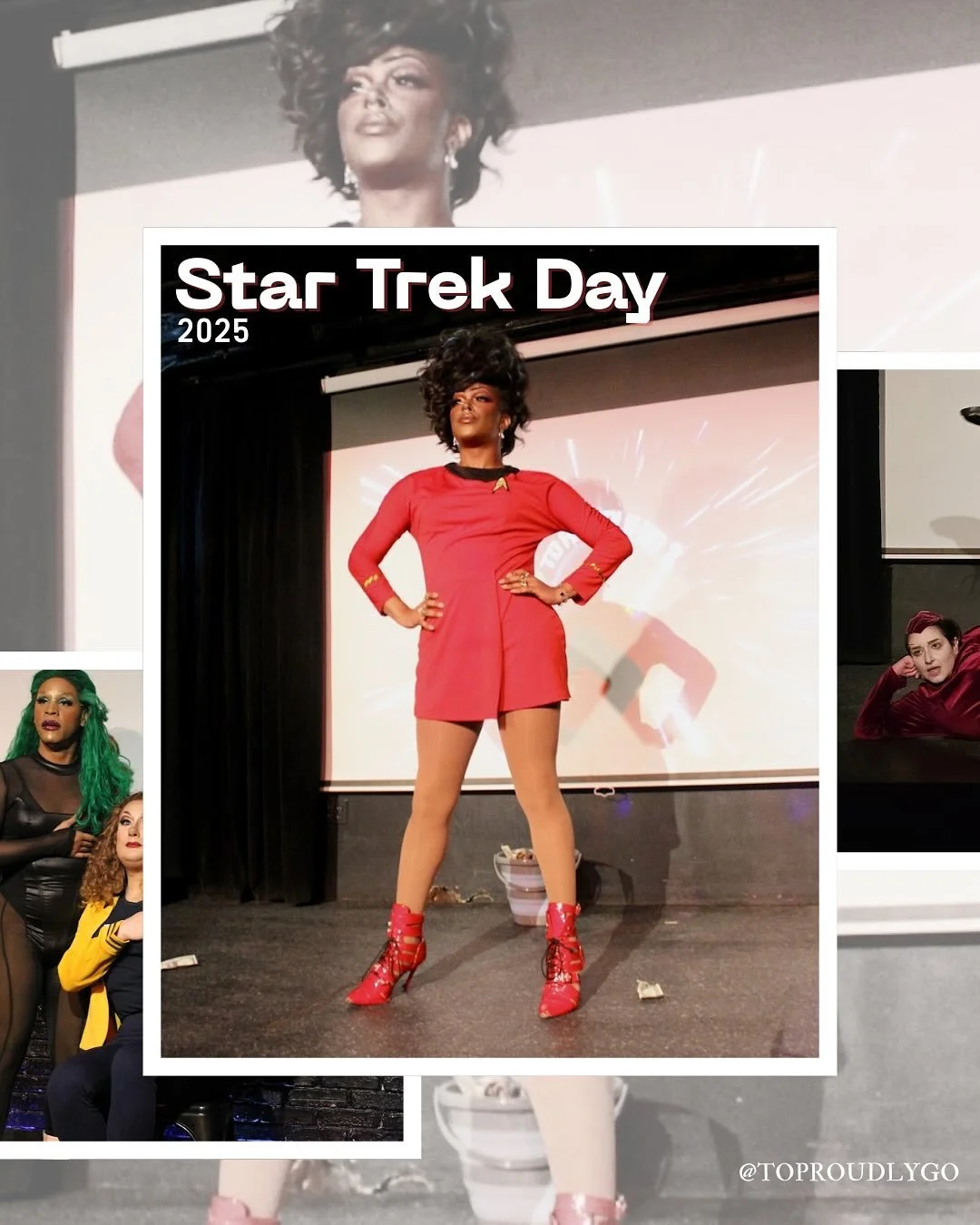 Happy STAR TREK DAY! Check out just a few of the iconic trek moments we&rsquo;ve experienced this year, and come to our weekly shows so you don&rsquo;t miss the next! 

#startrekday #dragqueens #dragshow