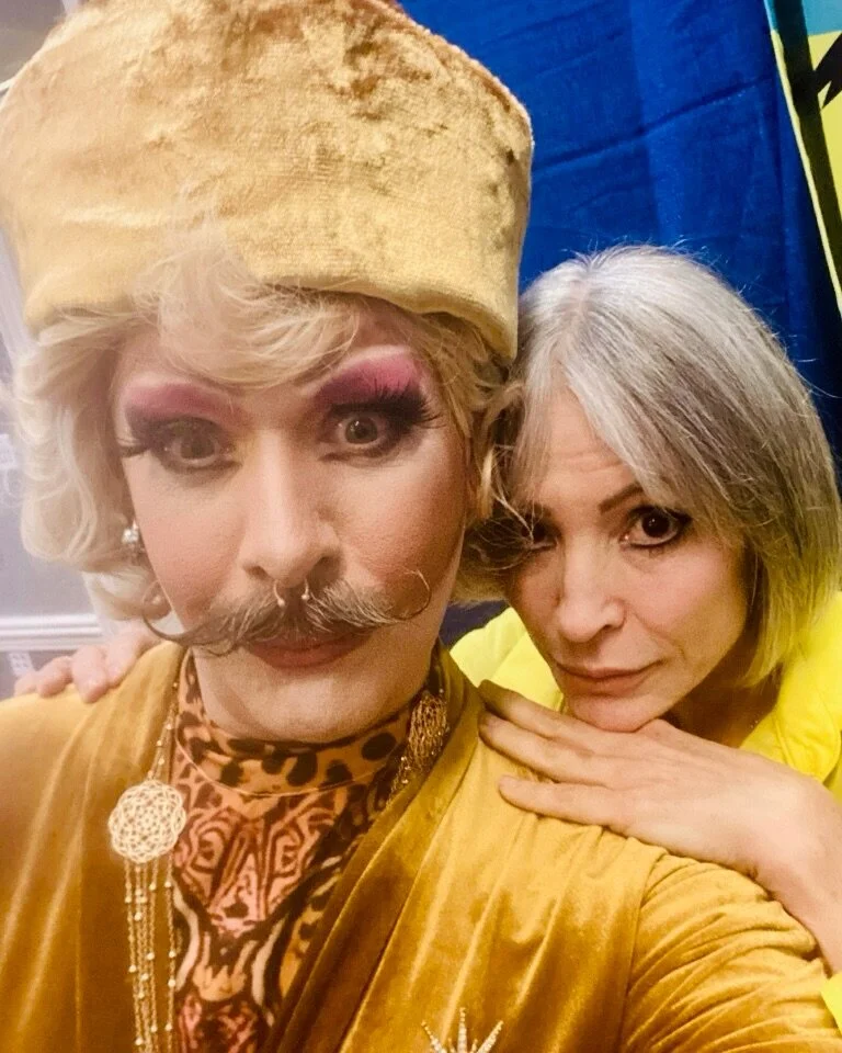 @the_kaileerose with her dear friend @visitornana at @treklongisland! #KaileeWinn will be returning this Friday to @redeye_ny for our #StarTrekStrangeNewWorlds #dragshow! Come trek it out!