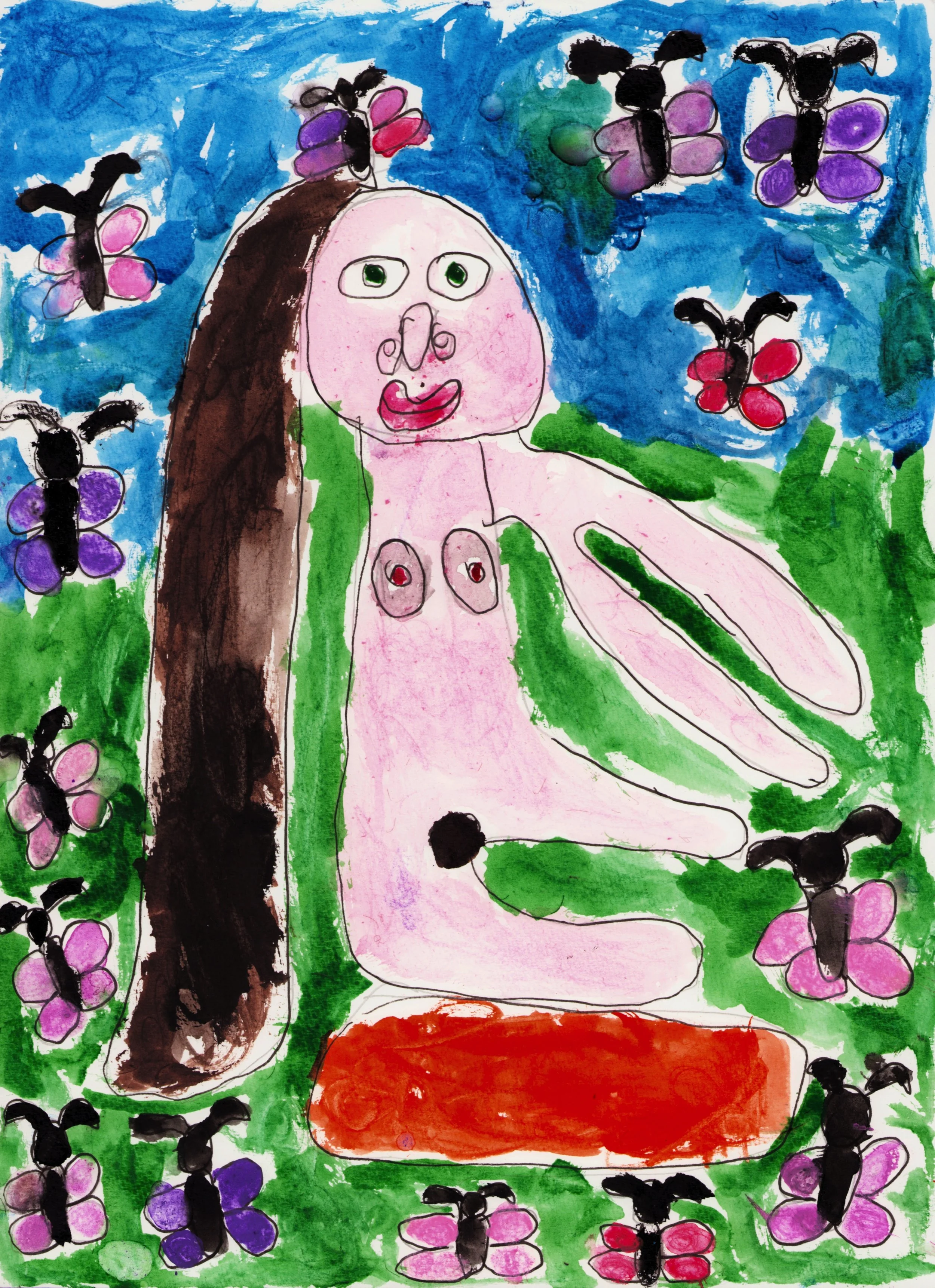 Untitled (Sitting Nude)