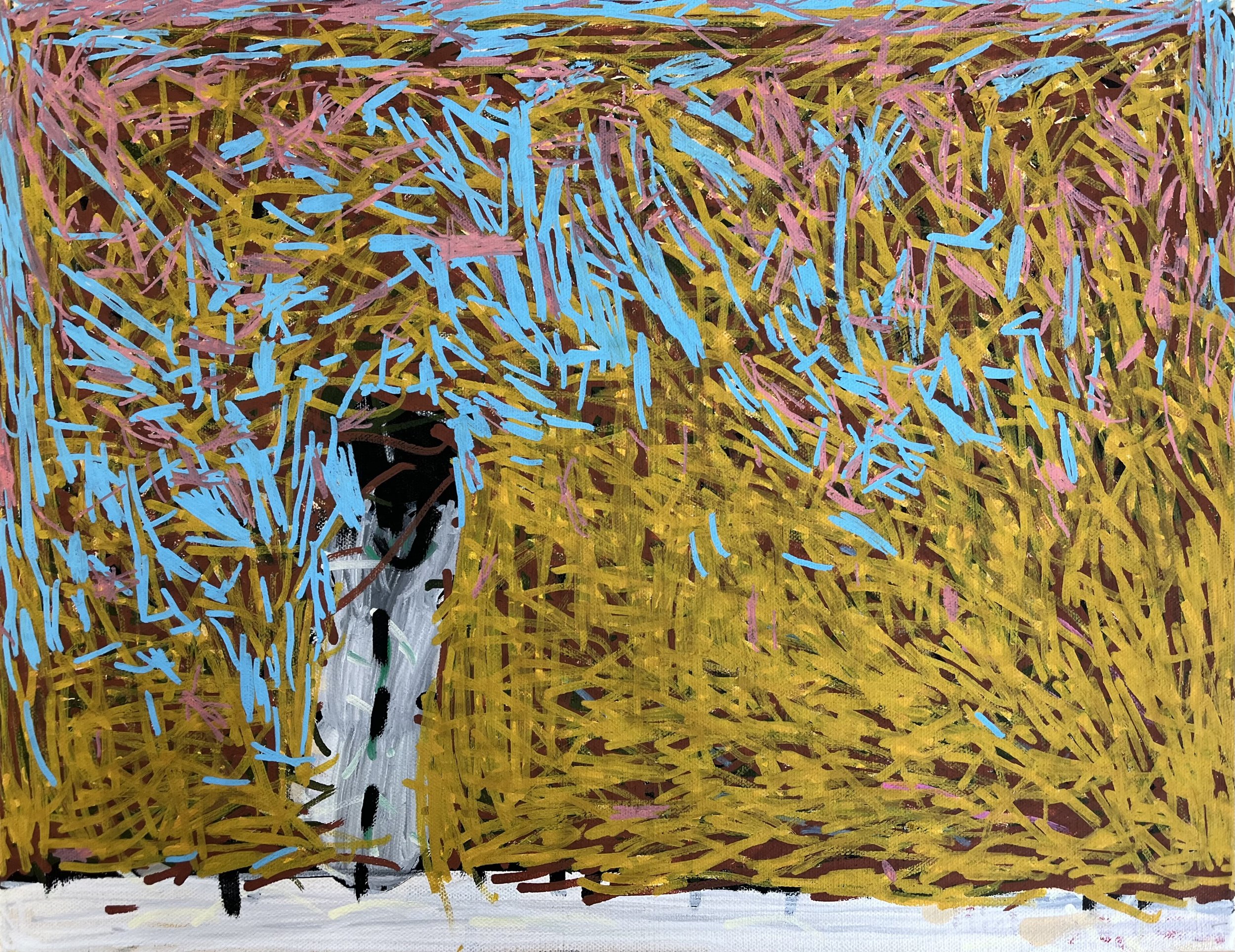 "Untitled" Acrylic and Paint Pen on Canvas