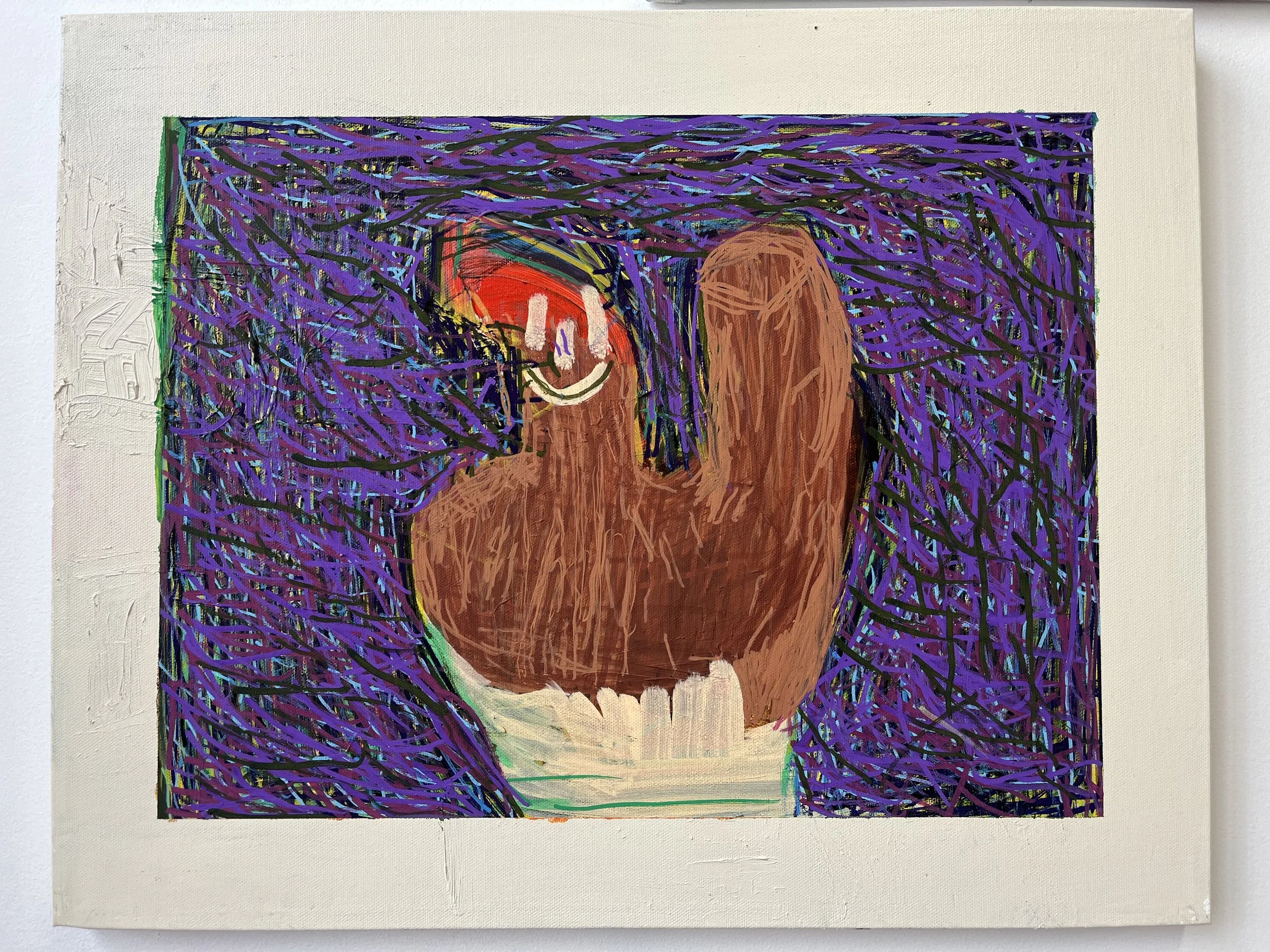 "Untitled" Acrylic and Paint Pen on Canvas