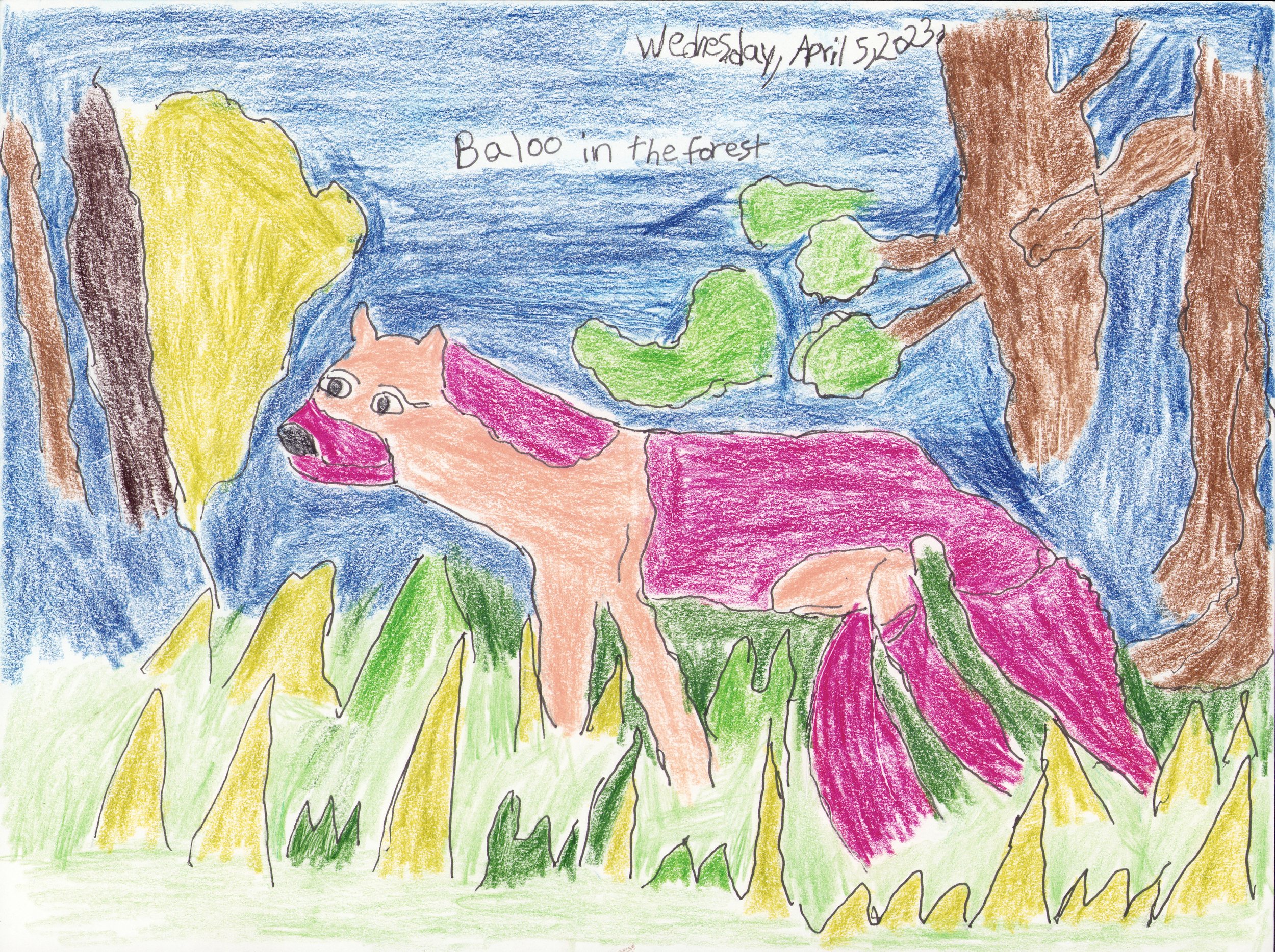 "Baloo in the Forest"