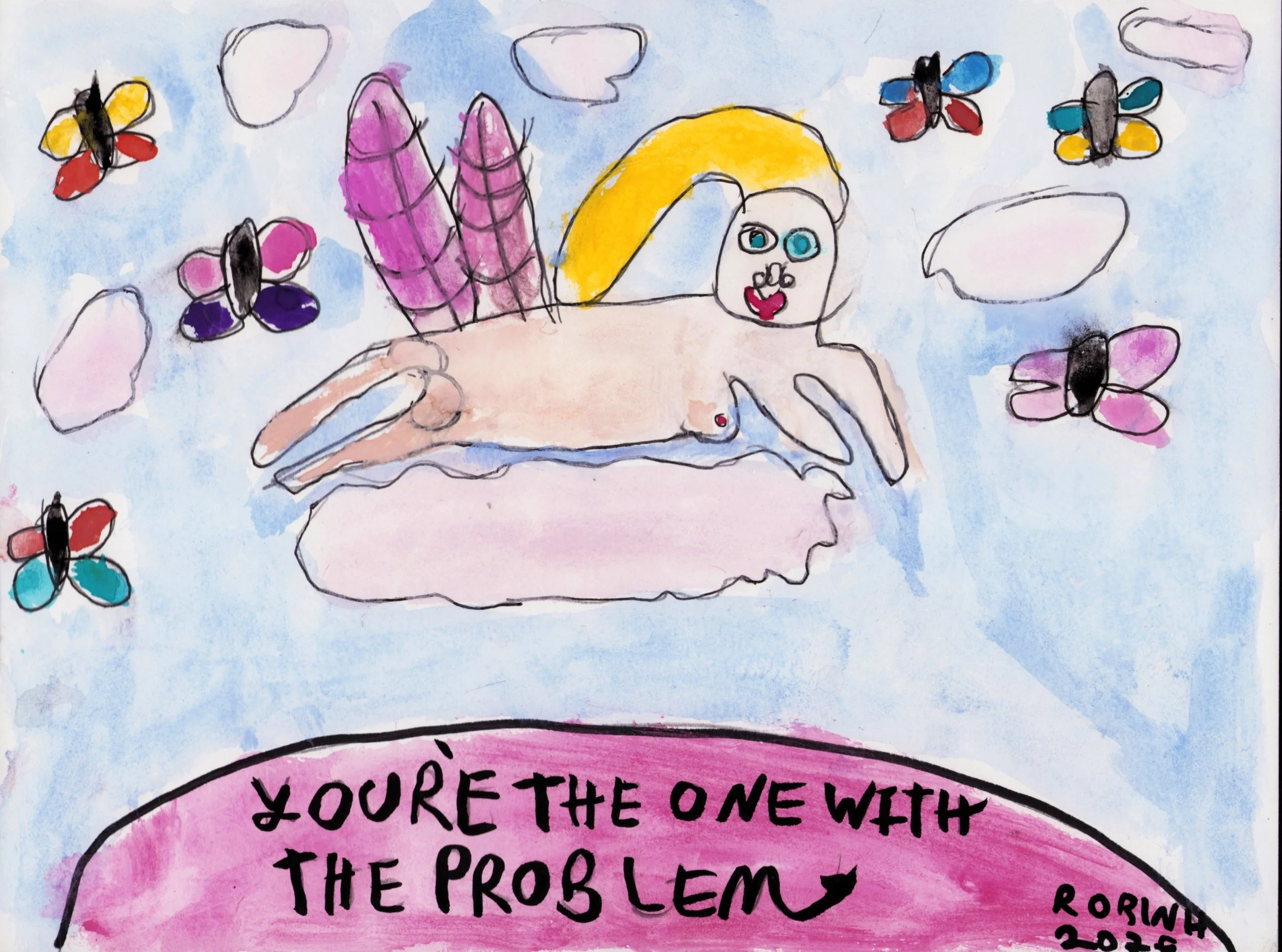 Untitled (Flying Nude)