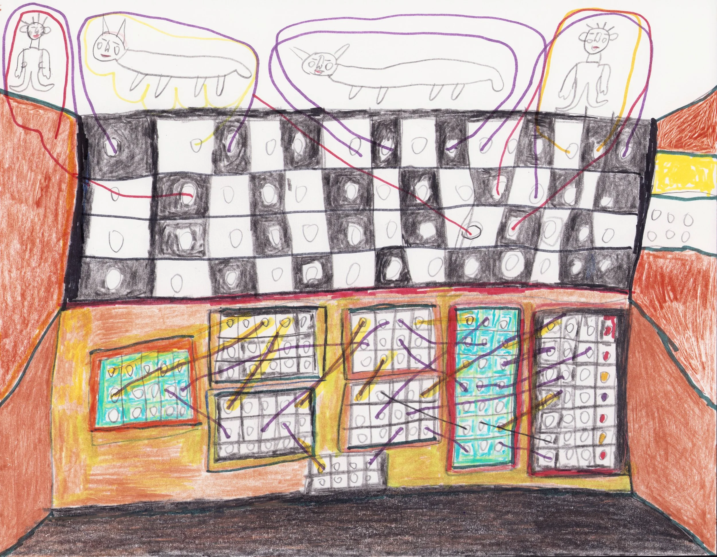 Synthesizer Drawing 8