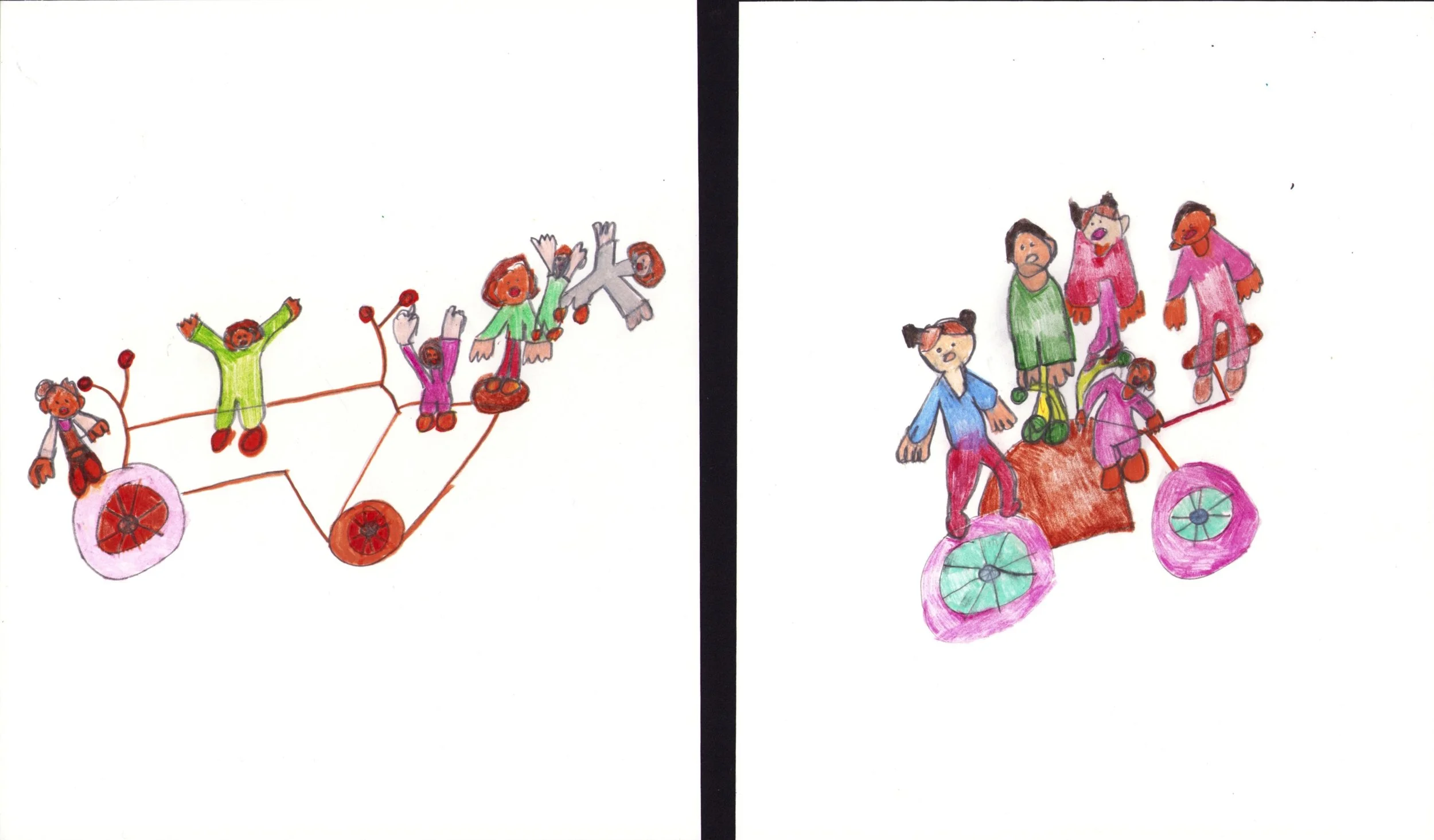 Untitled (Acrobat Diptych)