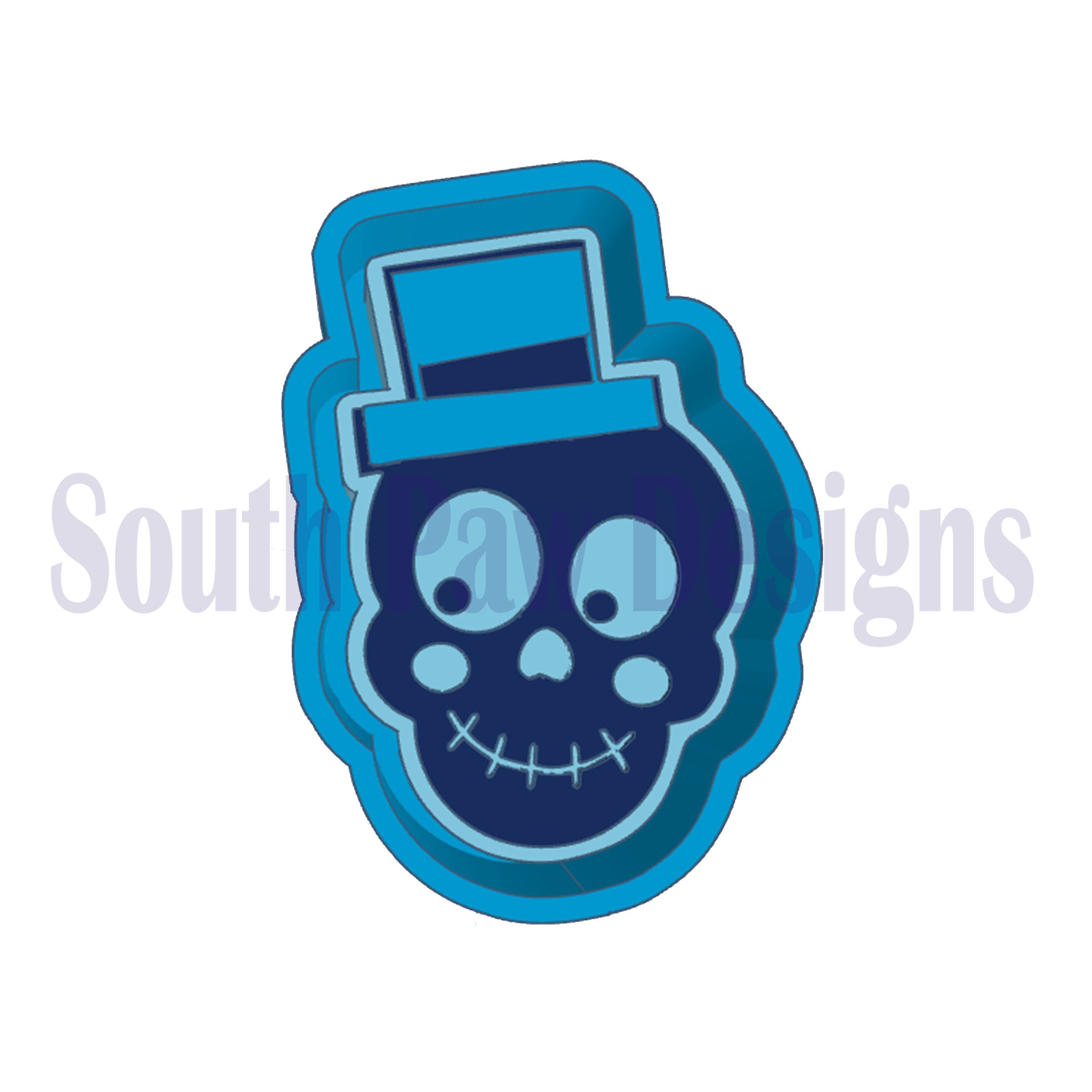 Skull Tophat Mold