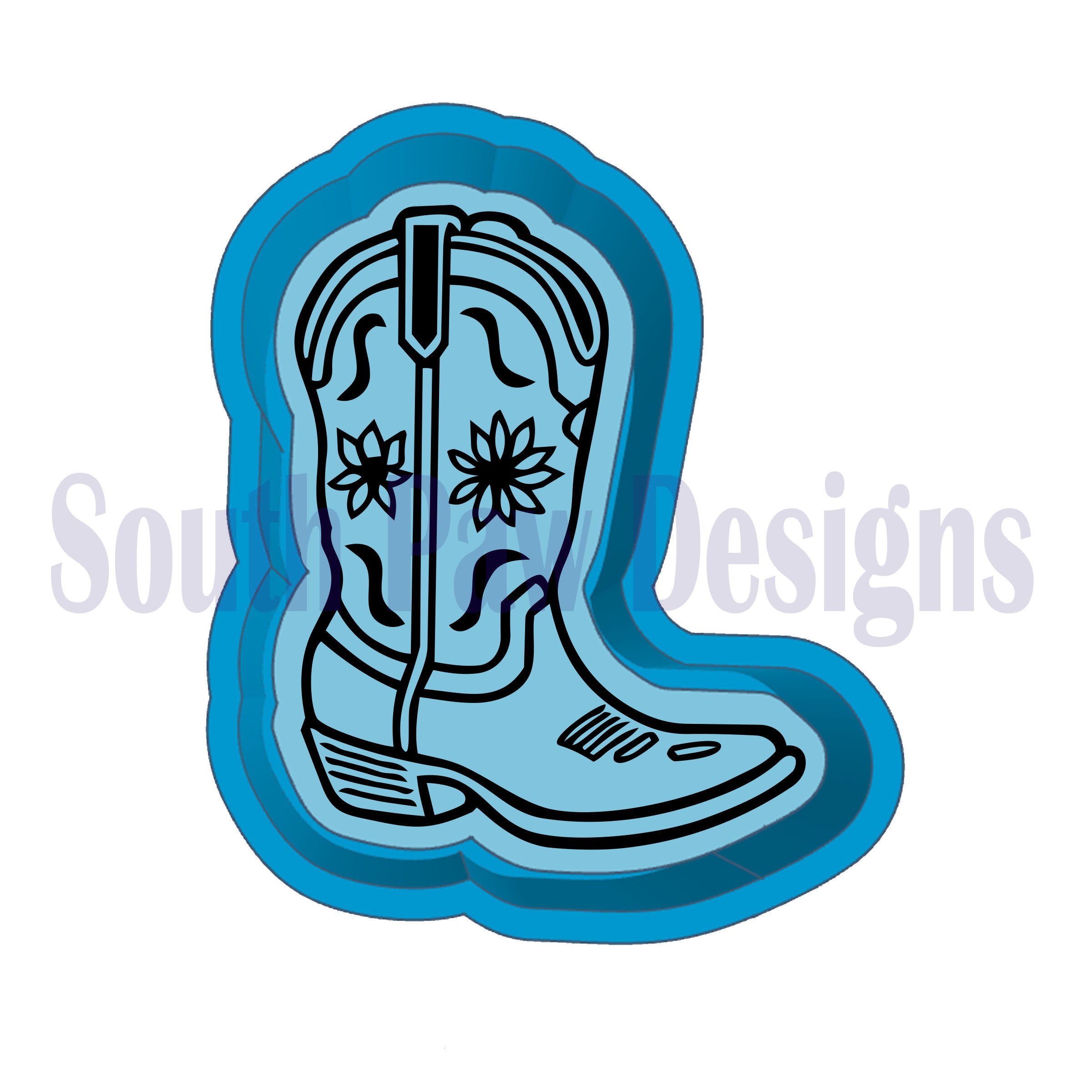 Western Boot Mold
