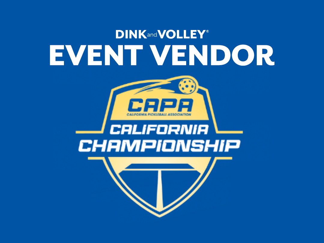 Vendor at the CAPA California Championship Pickleball Tournament