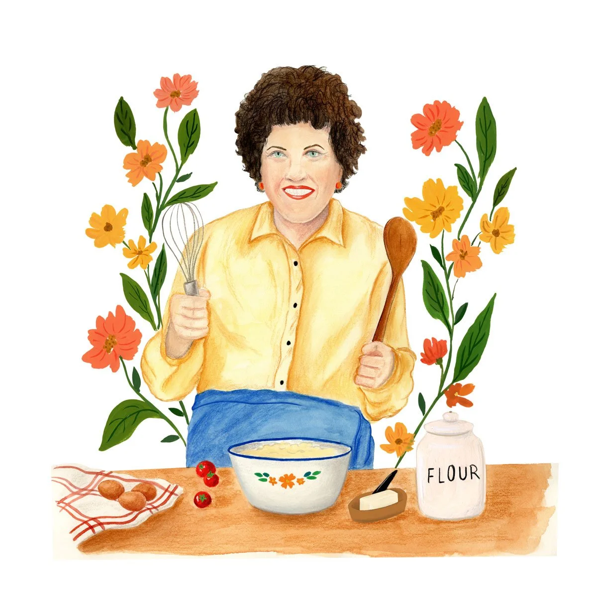 Julia Child Portrait