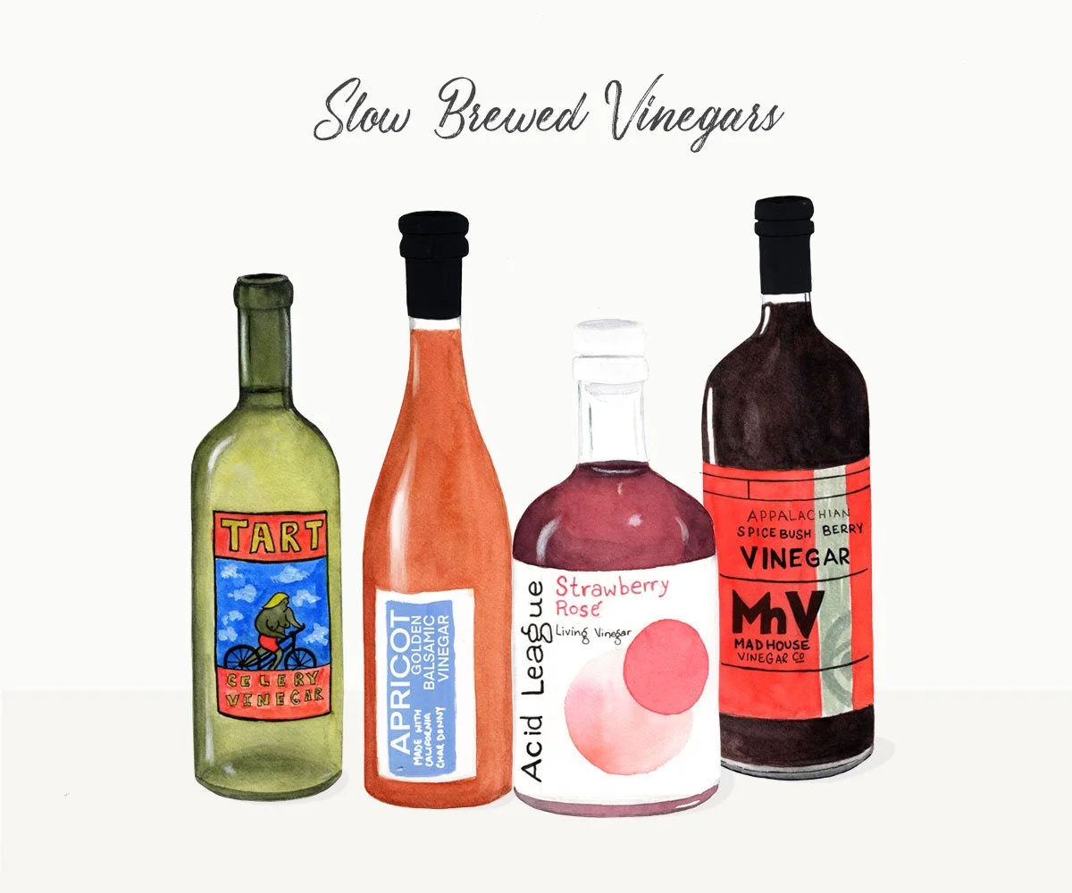 Slow brewed Vinegars